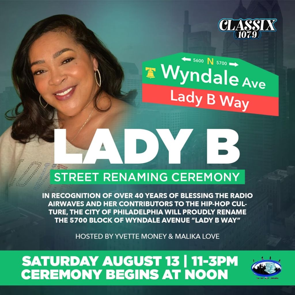 Lady B Street Renaming in Philadelphia