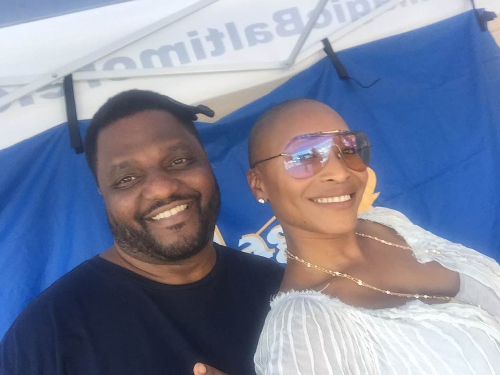 April Watts and Aries Spears