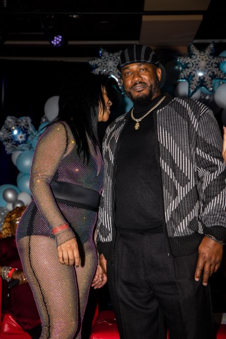 Lady B Basement Party 2022; One of our Best Dressed Couple Contestants.