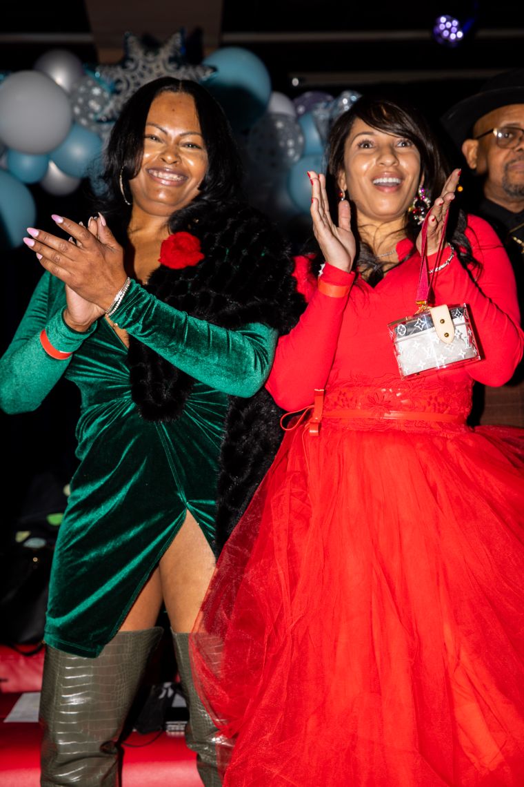 Lady B Basement Party 2022; One of our Best Dressed Couple Contestants.