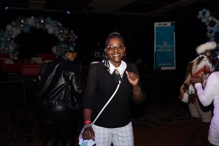 Lady B Basement Party 2022; Nothing but smiles at the Holiday Basement Party