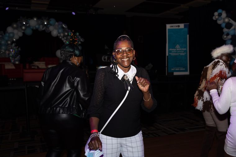 Lady B Basement Party 2022; Nothing but smiles at the Holiday Basement Party