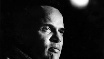 Harry Belafonte at an interview inside the Watergate Hotel in Washington, DC on 1978.
