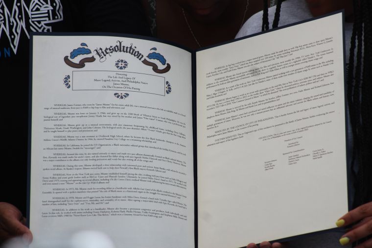 James Mtume Street Renaming Ceremony