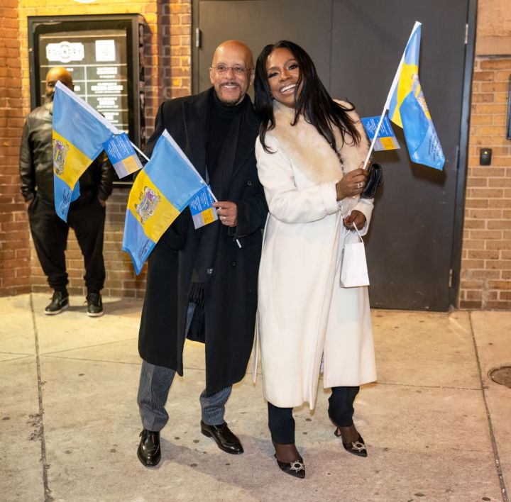 Senator Vincent J. Hughes and actress Sheryl Lee Ralph