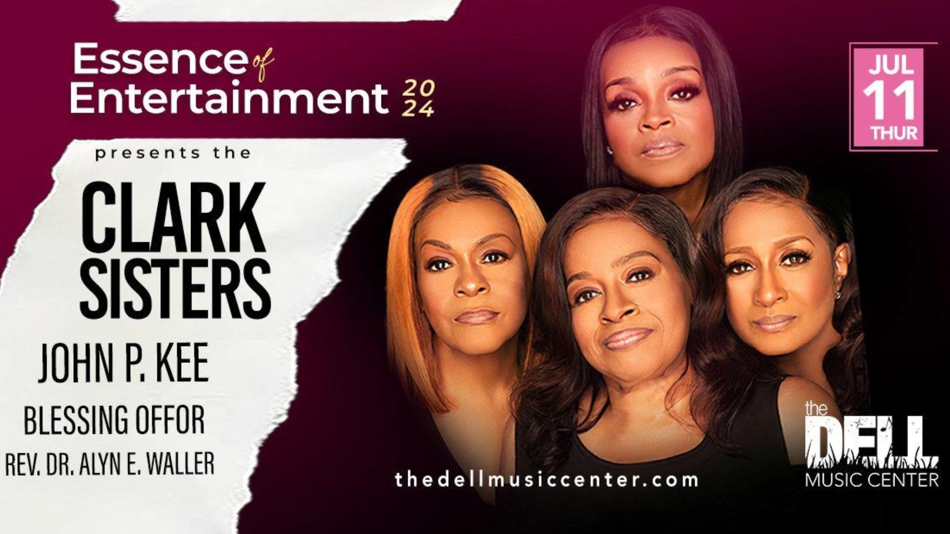 Enter to win tickets to see the Clark Sisters live at the Dell Music Center on July 11th!
