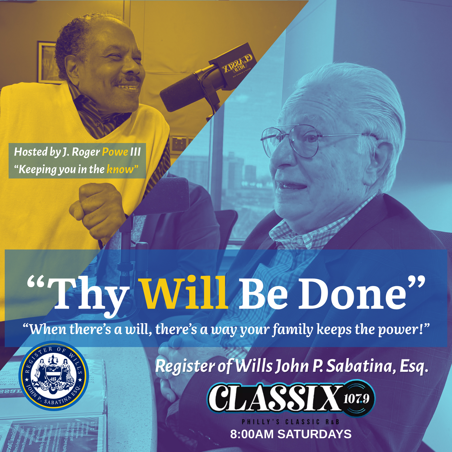 Register of Wills- Thy Will Be Done Radio Show Artwork