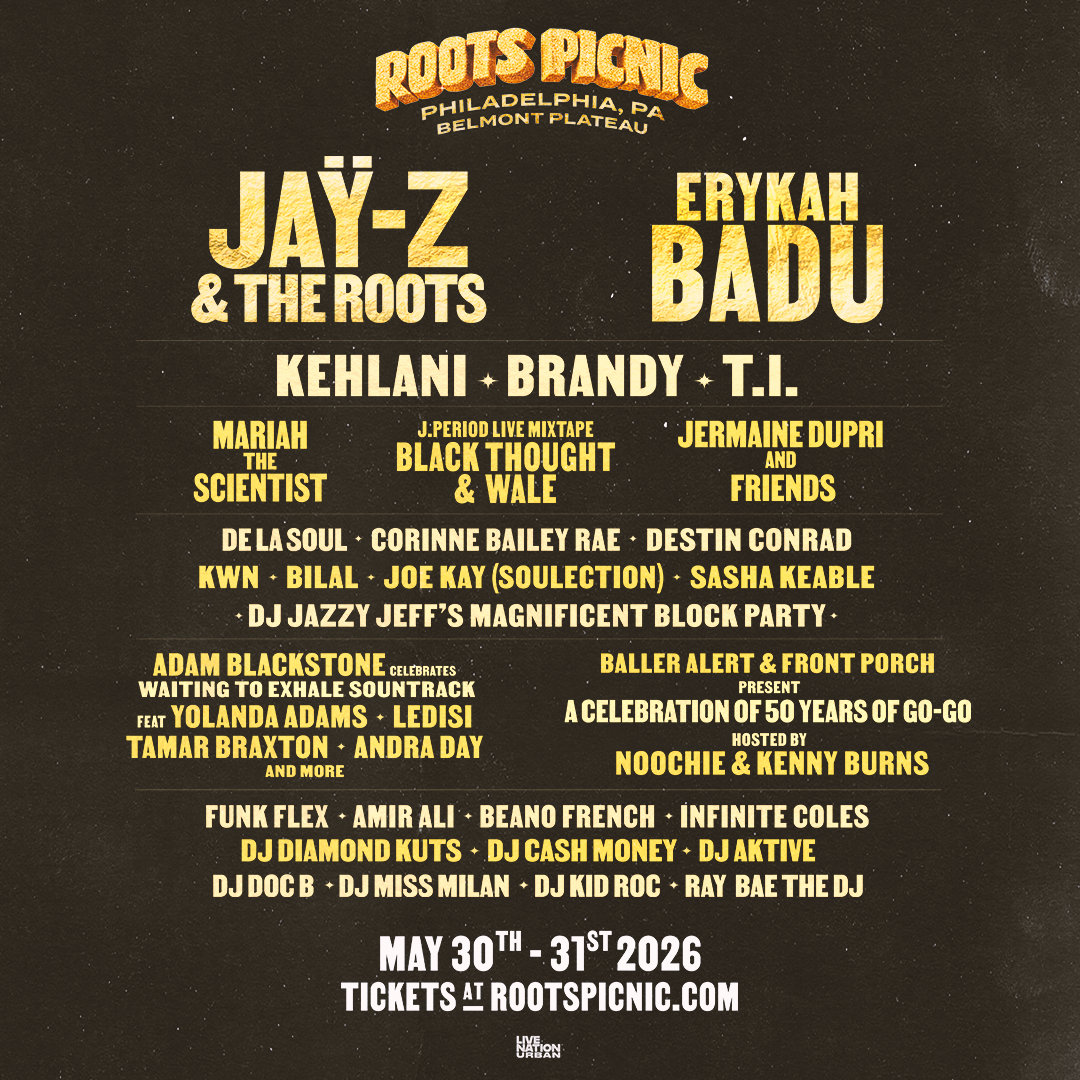 Roots Picnic 2026 Full Lineup Flyer