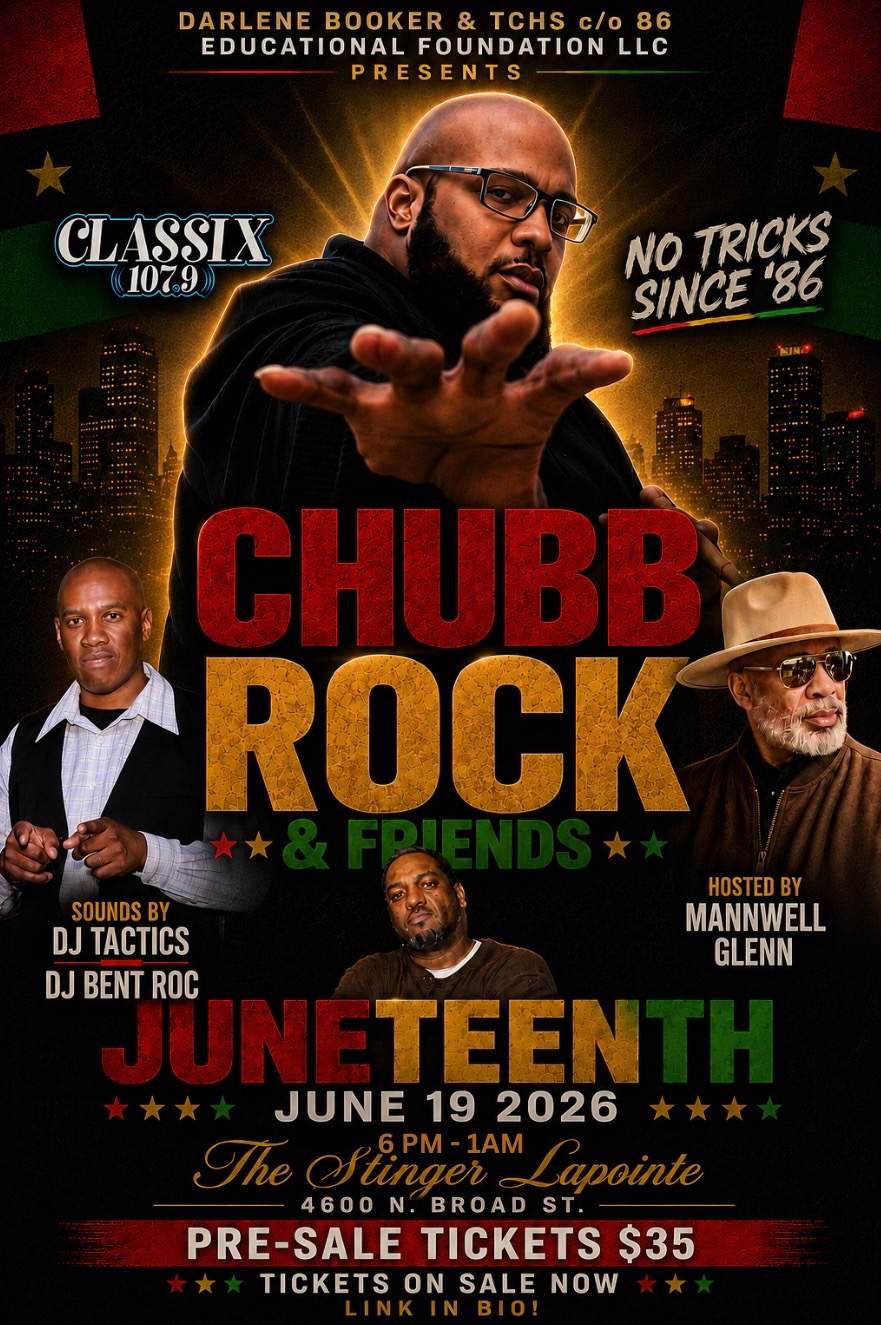 Chubb Rock & Friends Juneteenth celebration flyer