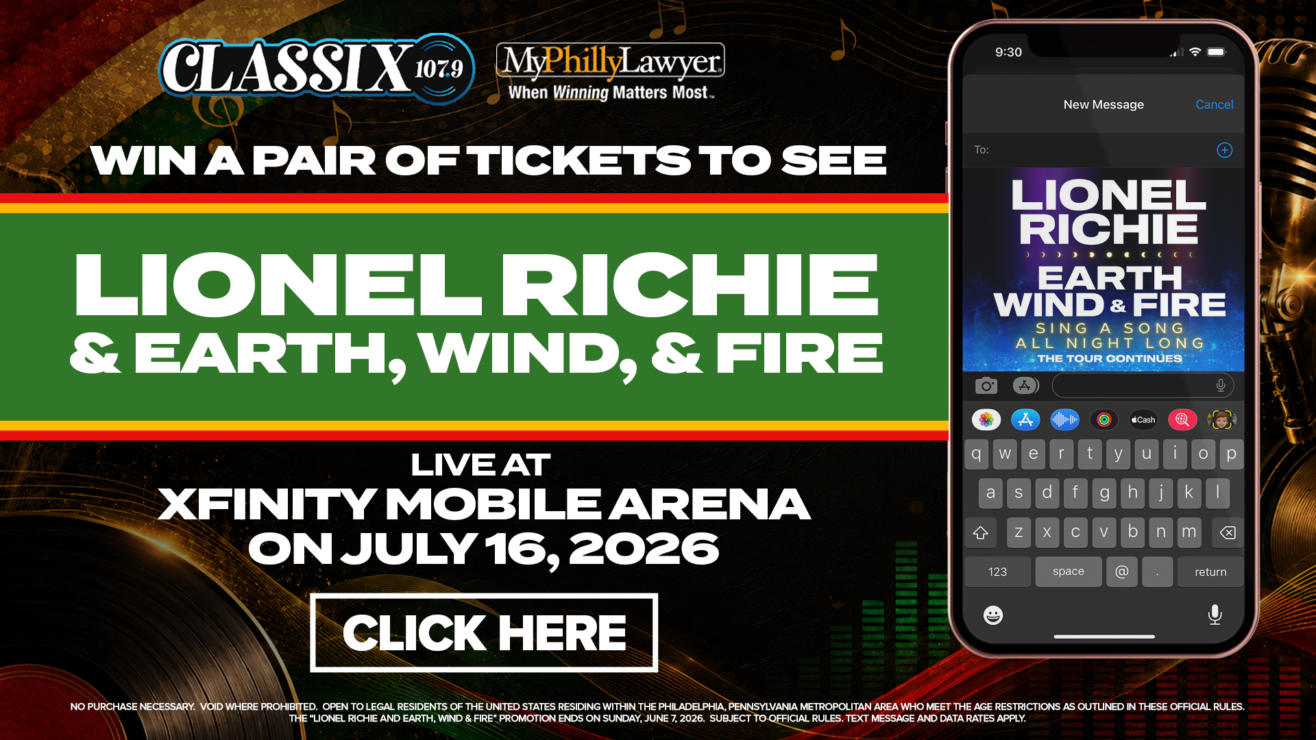 Enter for a chance to win tickets to see Lionel Richie & Earth, Wind & Fire live